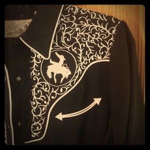 Vintage Large Roper Western Pearl Snap Shirt